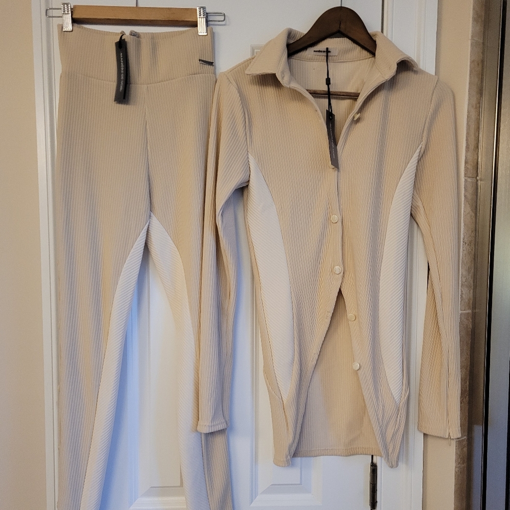 Maniere De Voir Top & Pant Set New